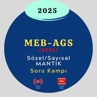 2025-MEB-AGS SÖZEL/SAYISAL MANTIK SORU KAMPI